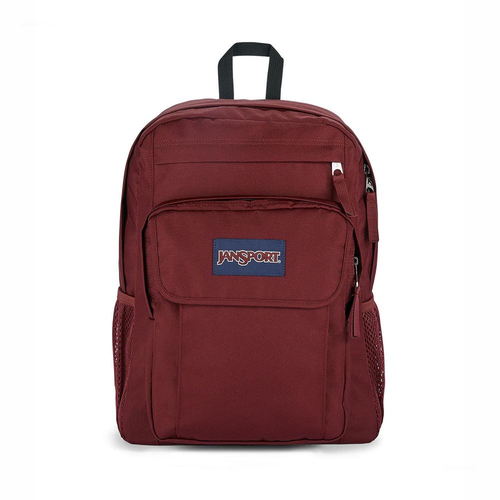 Burgundy JanSport UNION PACK Laptop Backpacks | MY_JS031