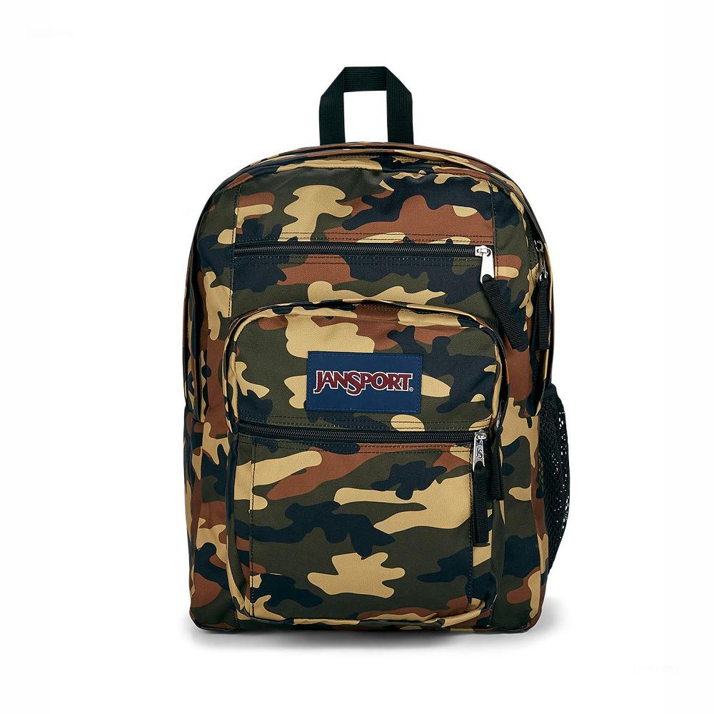 Camo JanSport BIG STUDENT Laptop Backpacks | MY_JS245