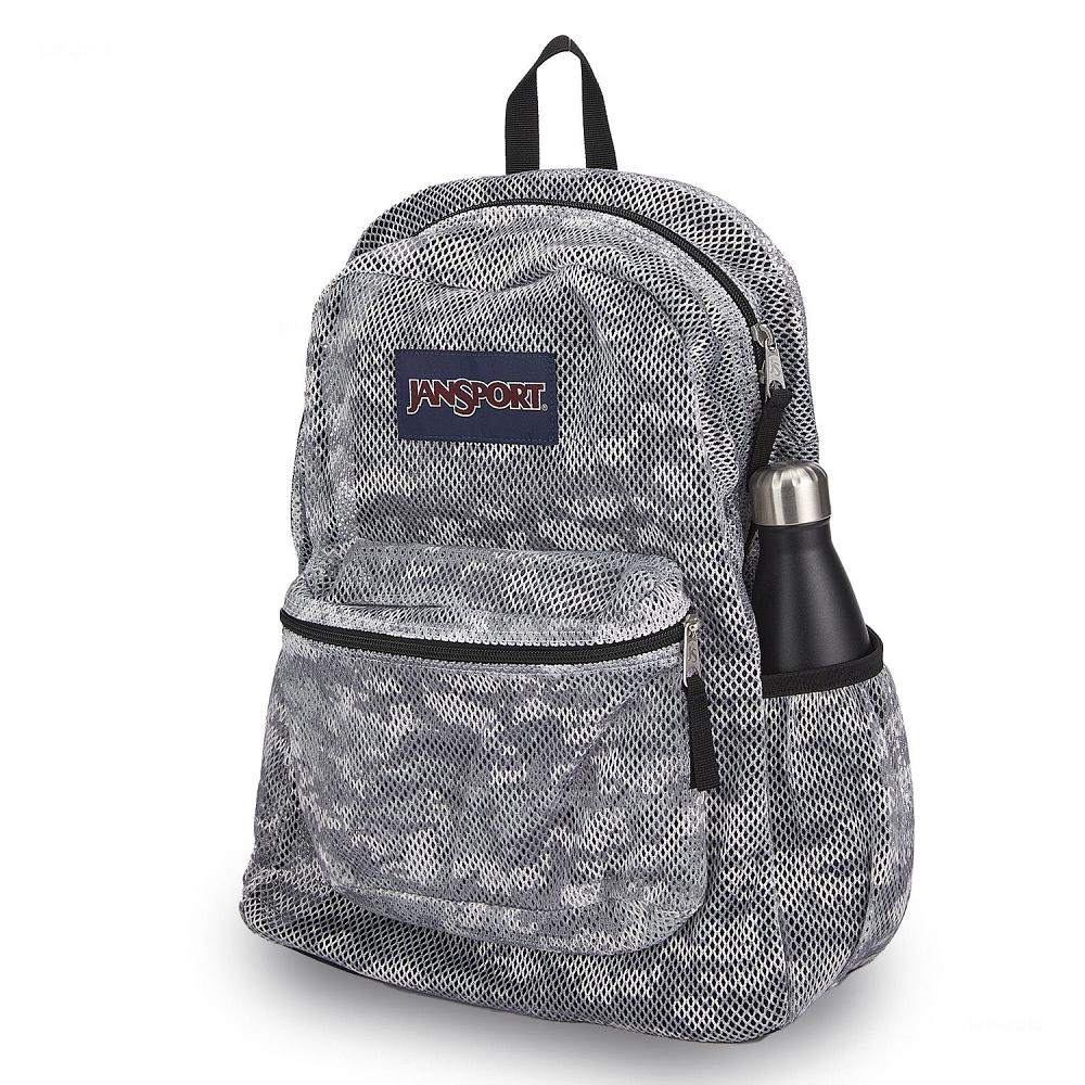 Camo JanSport ECO MESH PACK School Backpacks | MY_JS076