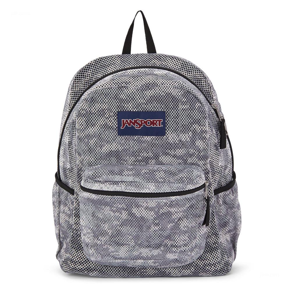 Camo JanSport ECO MESH PACK School Backpacks | MY_JS076