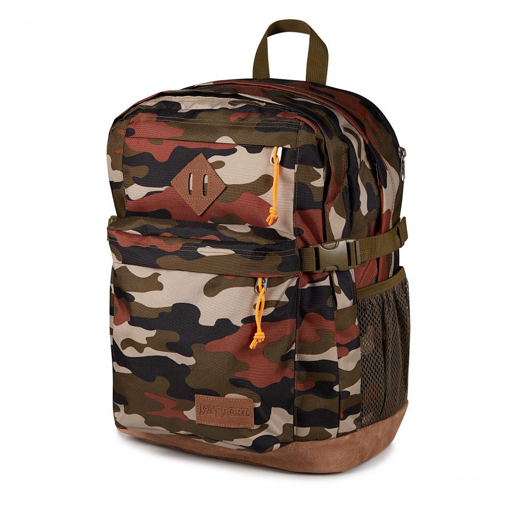 Camo JanSport SUEDE CAMPUS Laptop Backpacks | MY_JS431