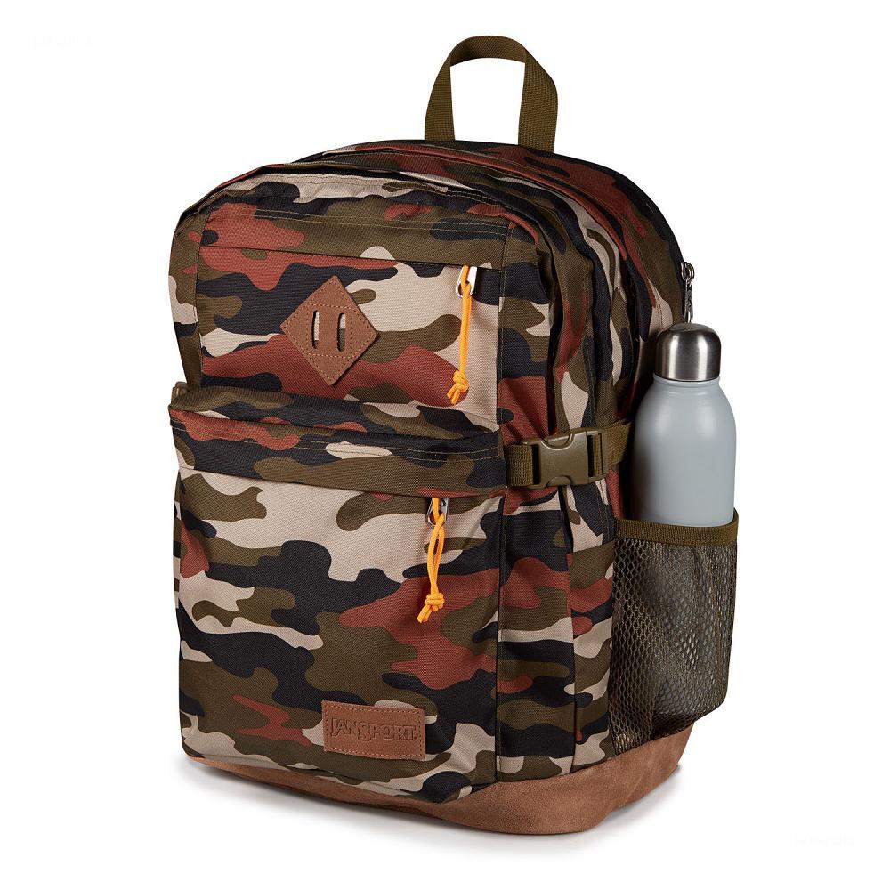 Camo JanSport SUEDE CAMPUS Laptop Backpacks | MY_JS431