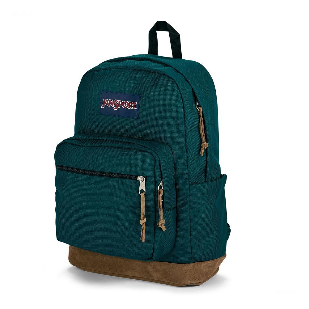 Deep Green JanSport Right Pack School Backpacks | MY_JS550