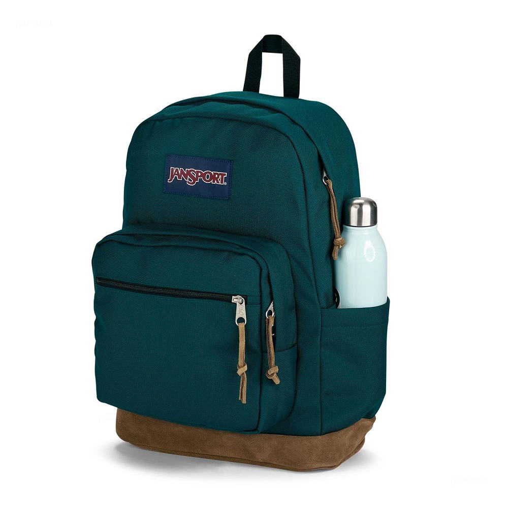 Deep Green JanSport Right Pack School Backpacks | MY_JS550
