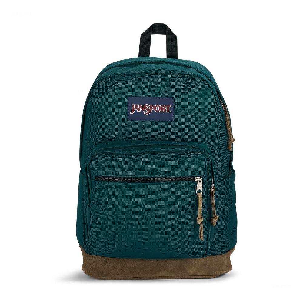 Deep Green JanSport Right Pack School Backpacks | MY_JS550