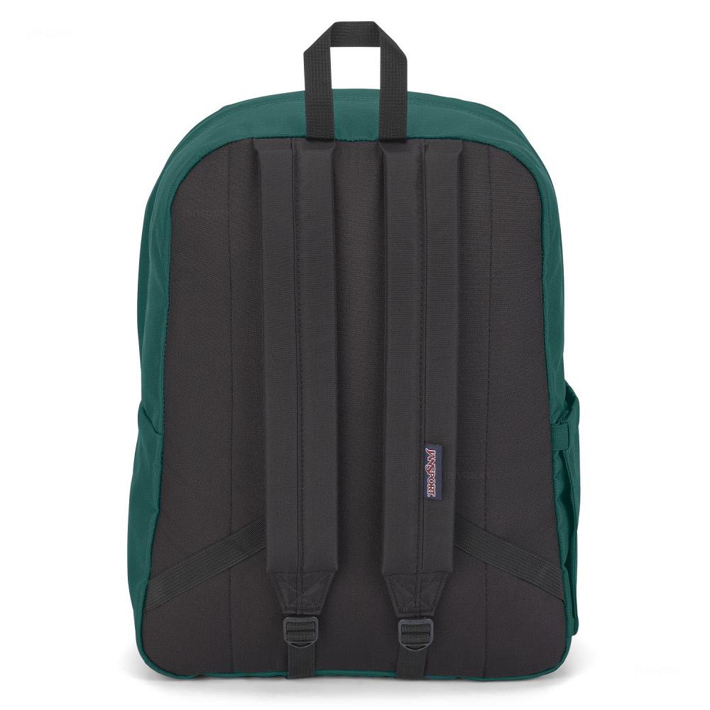 Deep Green JanSport SuperBreak® Plus Laptop Backpacks | MY_JS033