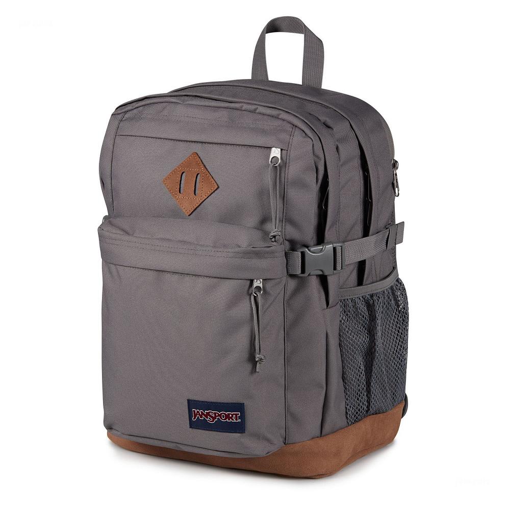Deep Grey JanSport SUEDE CAMPUS Laptop Backpacks | MY_JS078