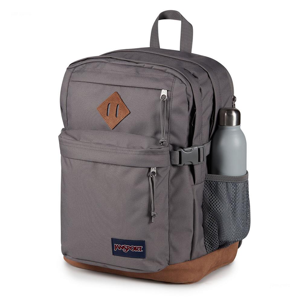 Deep Grey JanSport SUEDE CAMPUS Laptop Backpacks | MY_JS078