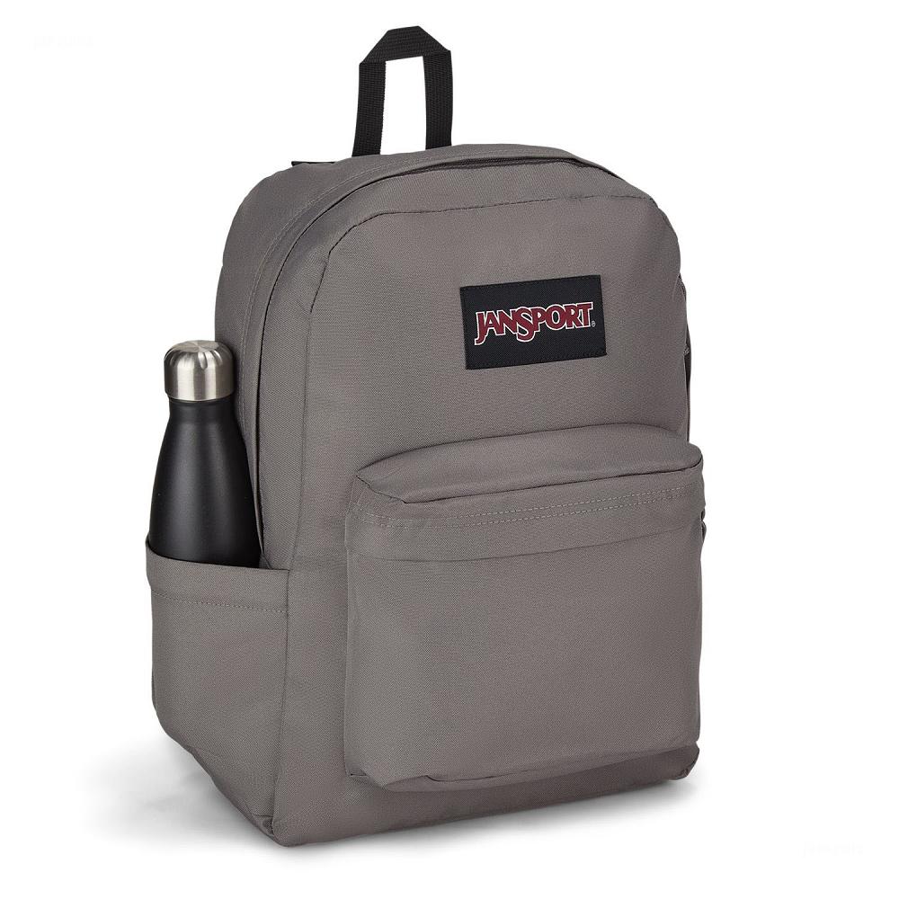 Deep Grey JanSport SuperBreak® Plus School Backpacks | MY_JS056