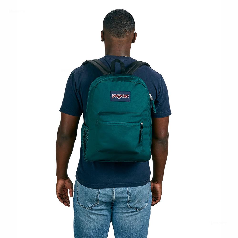 Green JanSport CROSS TOWN School Backpacks | MY_JS529