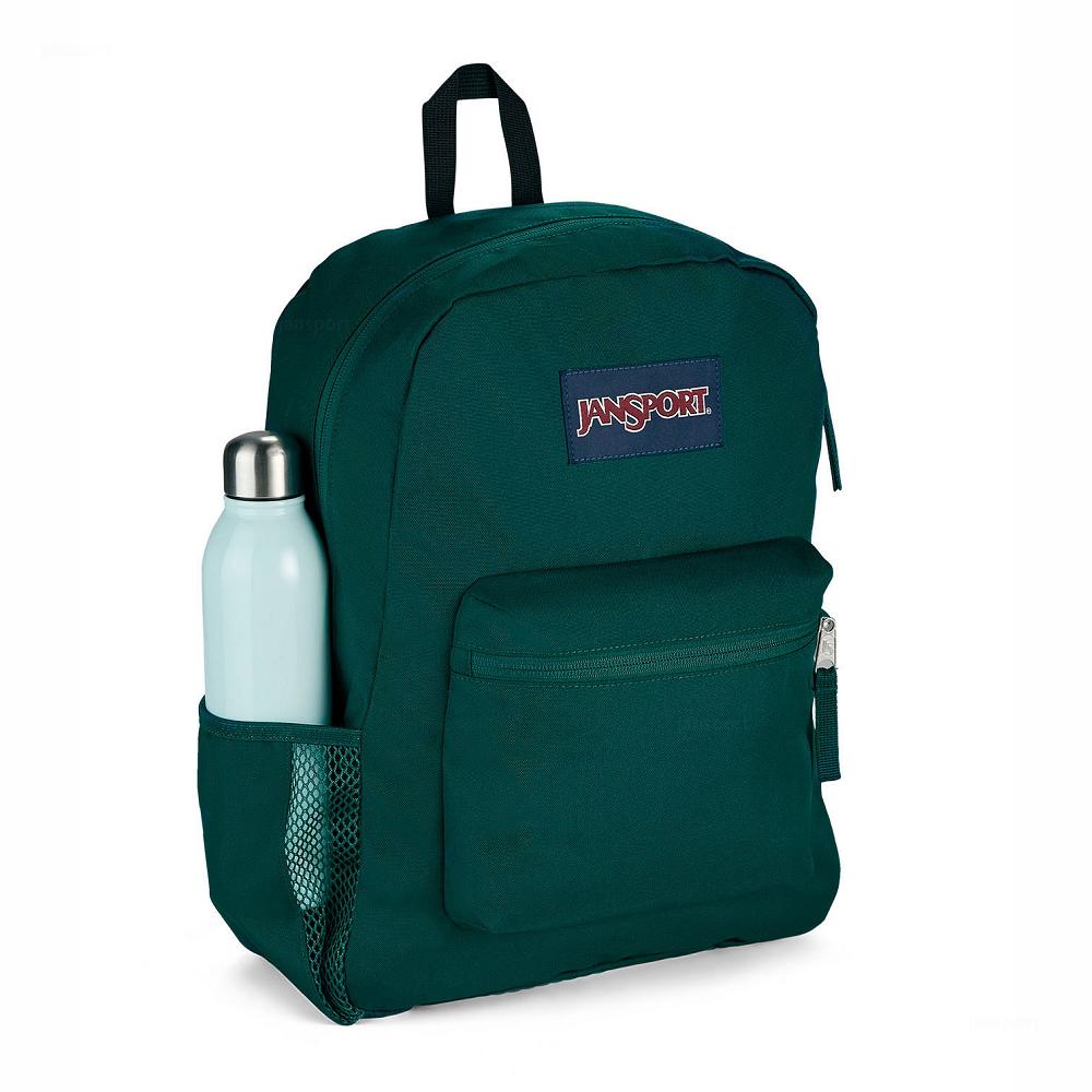 Green JanSport CROSS TOWN School Backpacks | MY_JS529