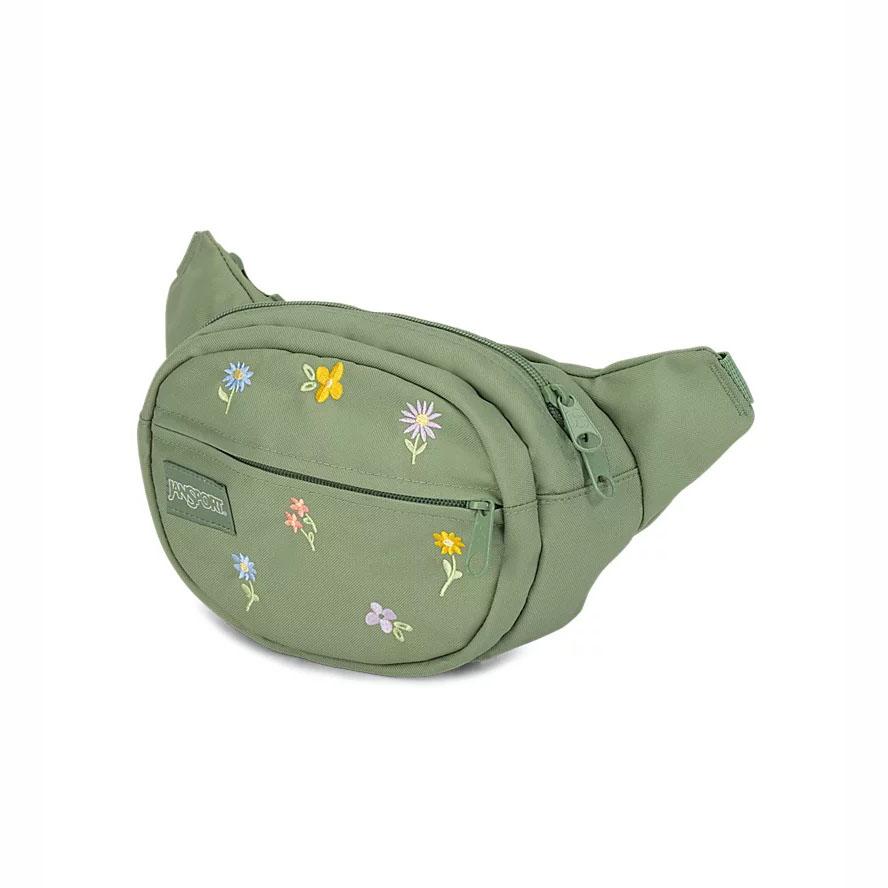Green JanSport Fifth Avenue Fanny Packs | MY_JS158