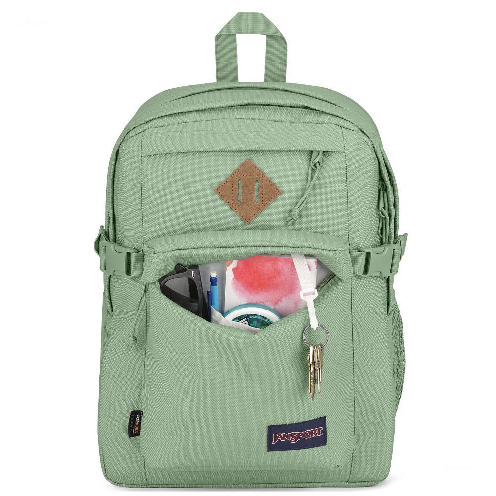 Green JanSport Main Campus FX School Backpacks | MY_JS15B