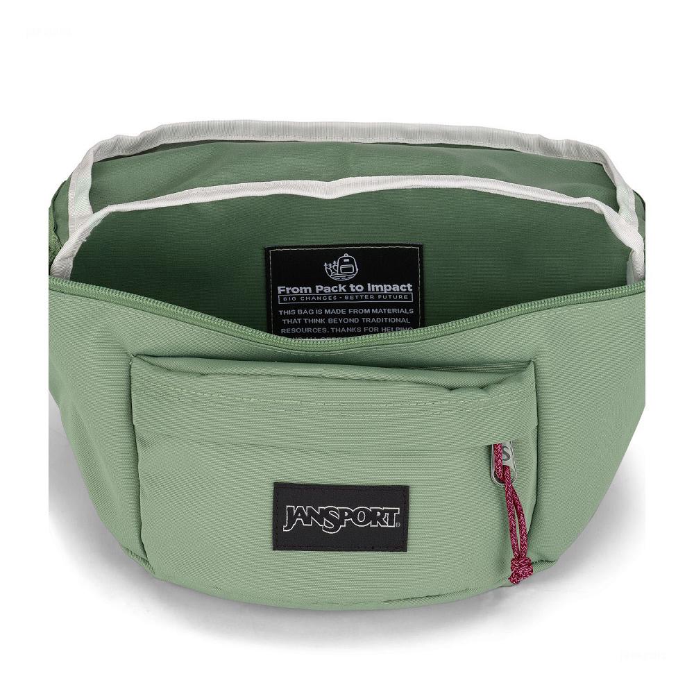 Green JanSport Restore Fanny Packs | MY_JS213