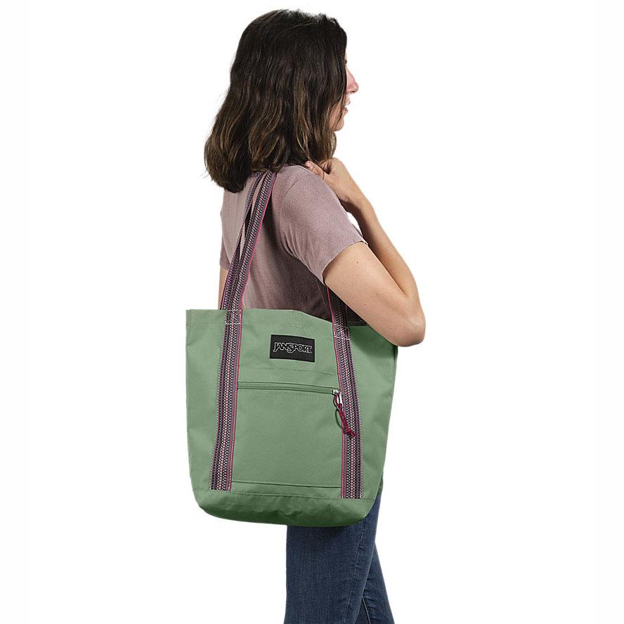 Green JanSport Restore Tote Tote Bags | MY_JS125