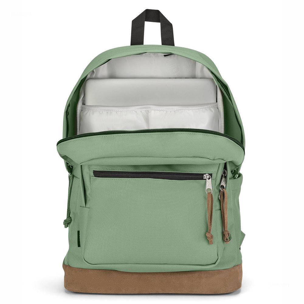 Green JanSport Right Pack Laptop Backpacks | MY_JS283