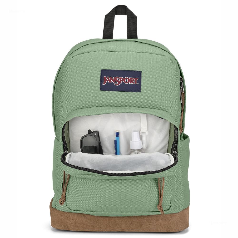 Green JanSport Right Pack Laptop Backpacks | MY_JS283