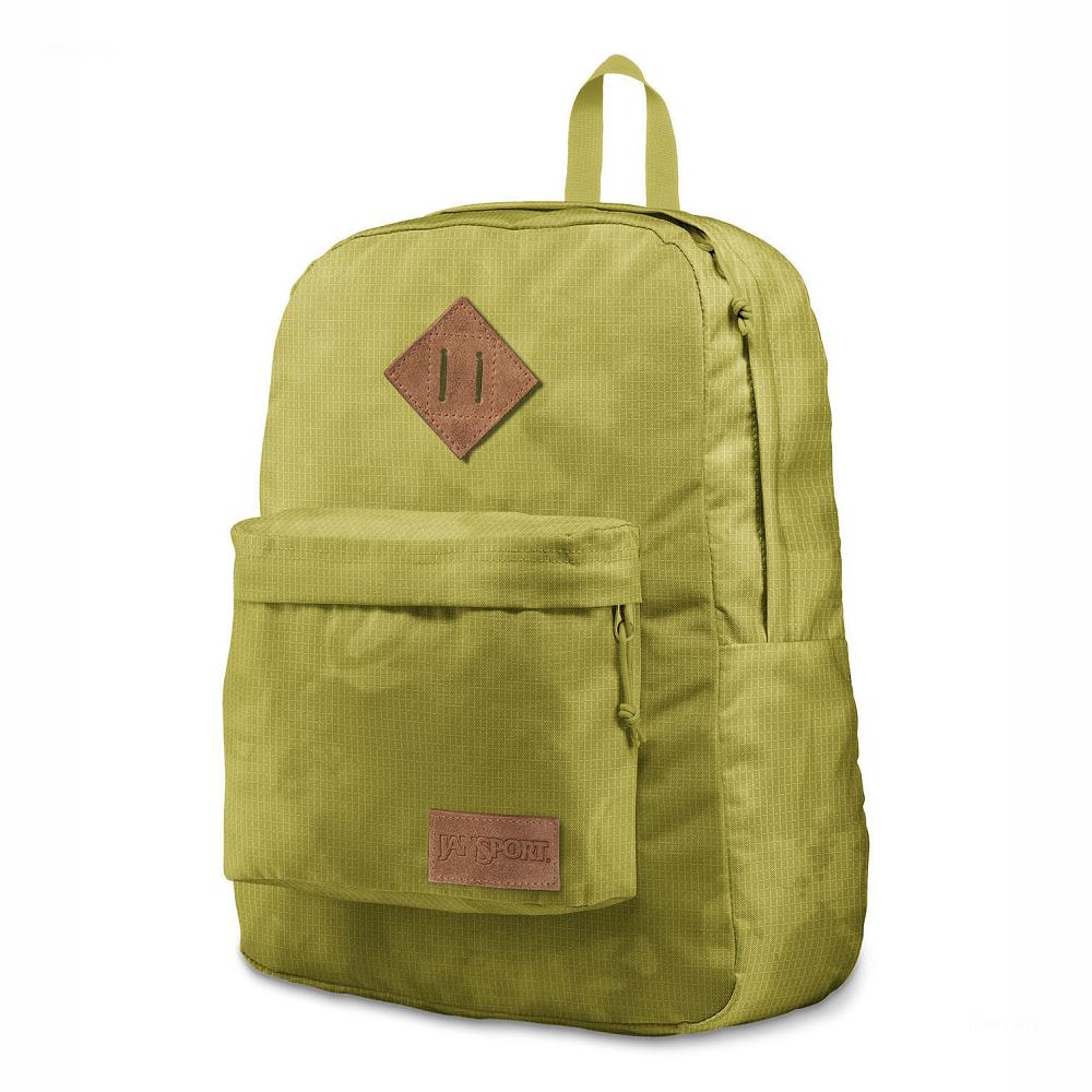 Green JanSport SUPERBREAK PLUS FX Laptop Backpacks | MY_JS068