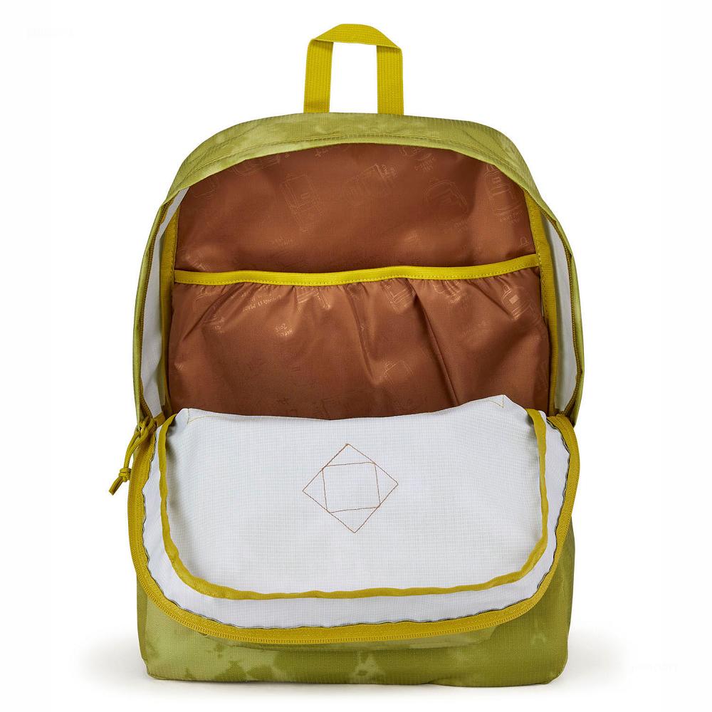 Green JanSport SUPERBREAK PLUS FX Laptop Backpacks | MY_JS068