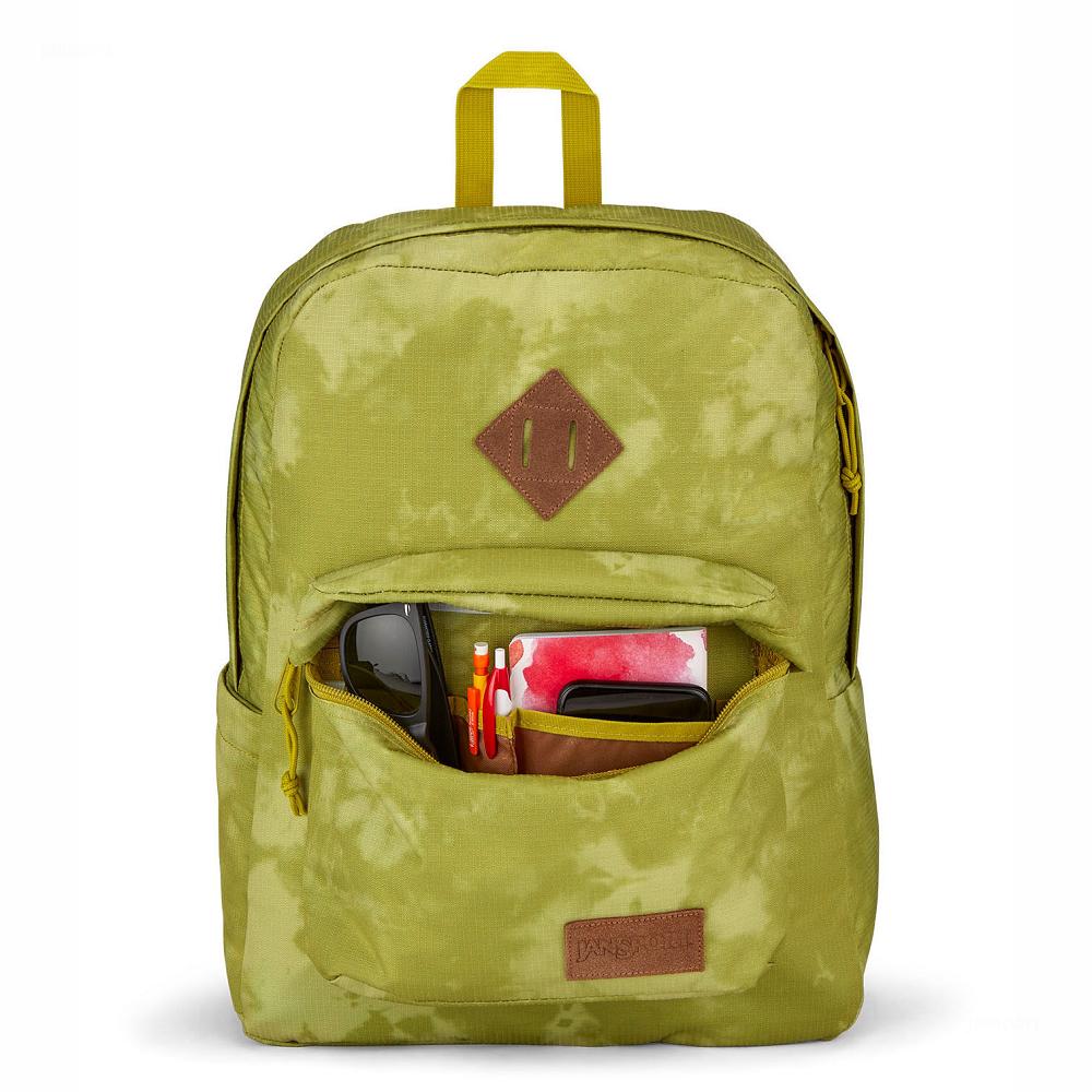 Green JanSport SUPERBREAK PLUS FX Laptop Backpacks | MY_JS068