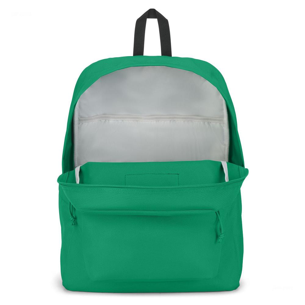 Green JanSport SuperBreak® Plus School Backpacks | MY_JS05B