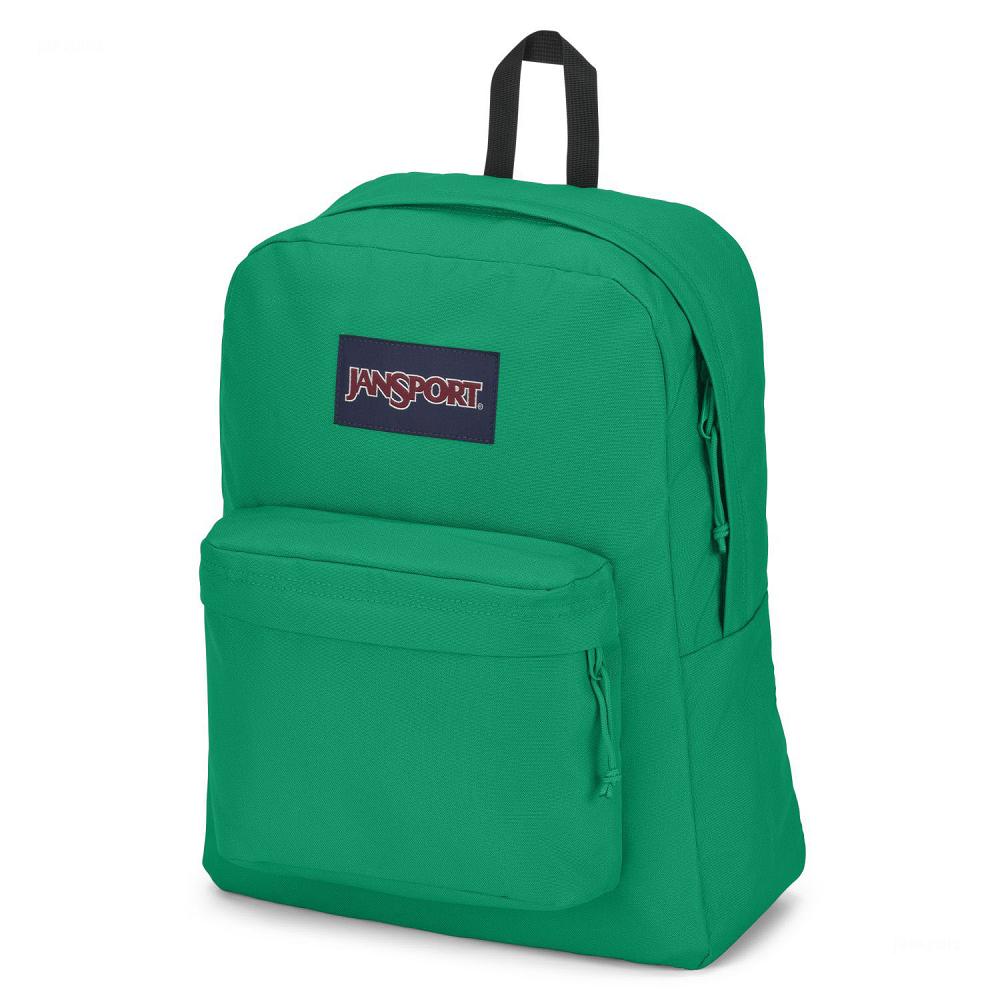Green JanSport SuperBreak® Plus School Backpacks | MY_JS05B