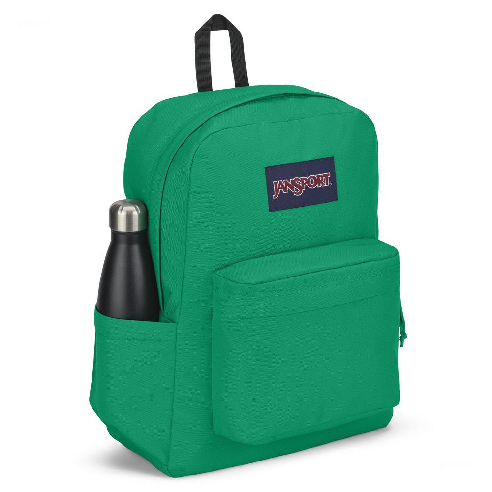 Green JanSport SuperBreak® Plus School Backpacks | MY_JS05B
