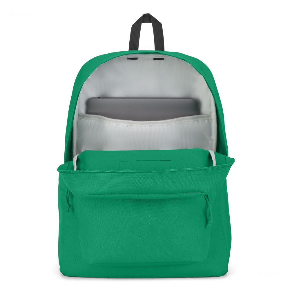 Green JanSport SuperBreak® Plus School Backpacks | MY_JS05B