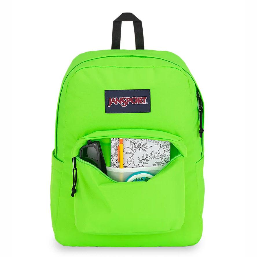 Green JanSport SuperBreak® Plus School Backpacks | MY_JS571