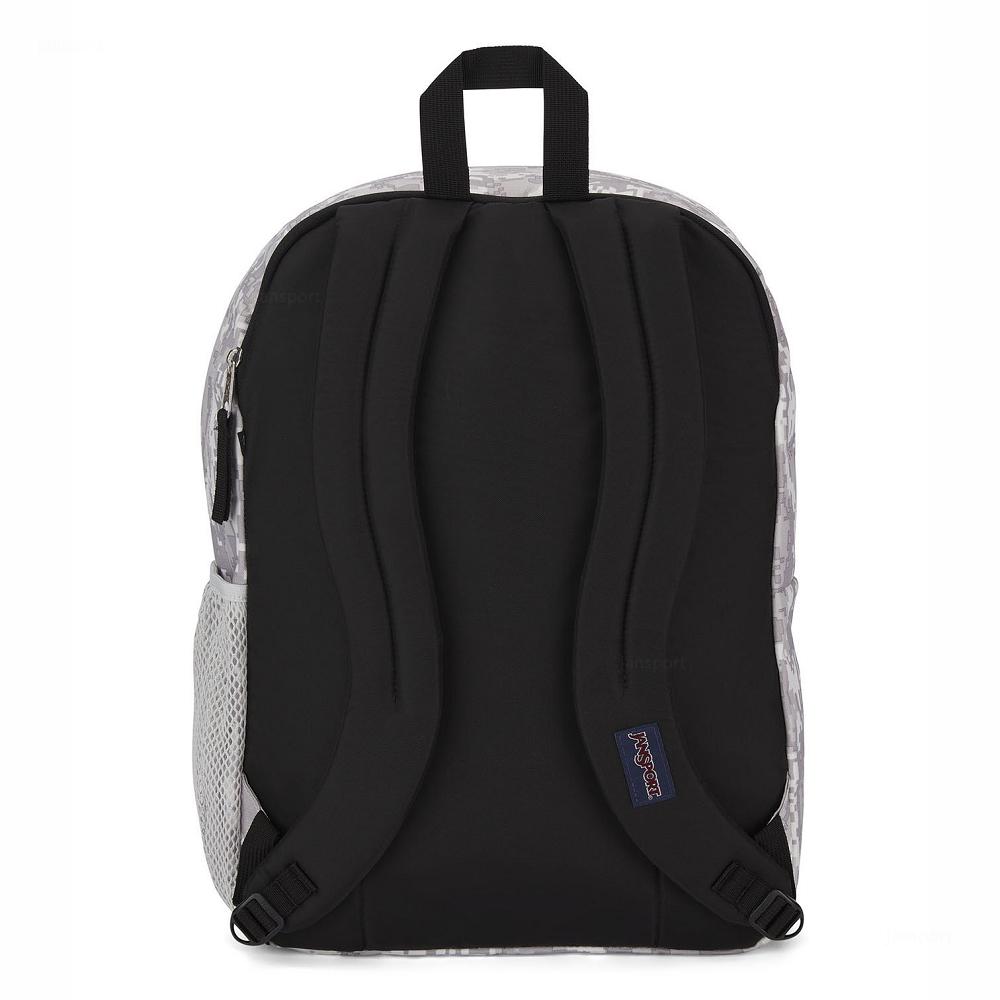 Grey / Camo JanSport BIG STUDENT Laptop Backpacks | MY_JS088