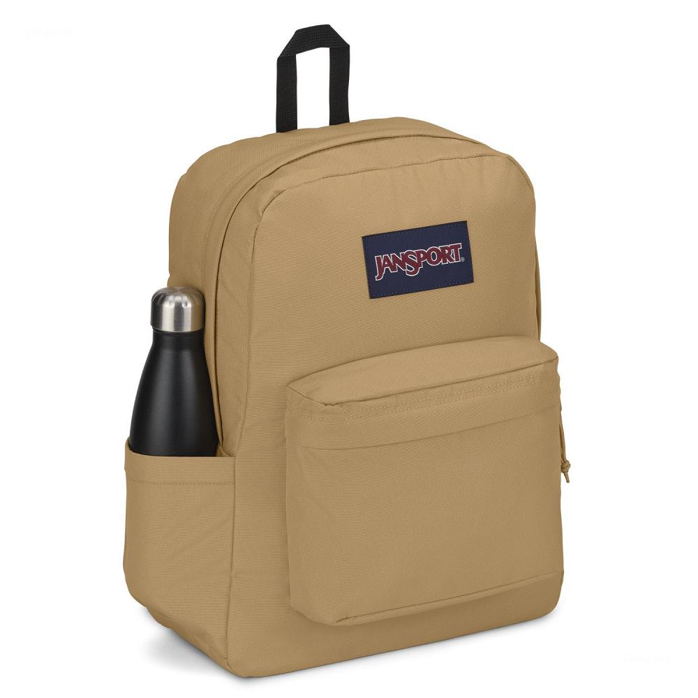 Khaki JanSport SuperBreak® Plus Laptop Backpacks | MY_JS035