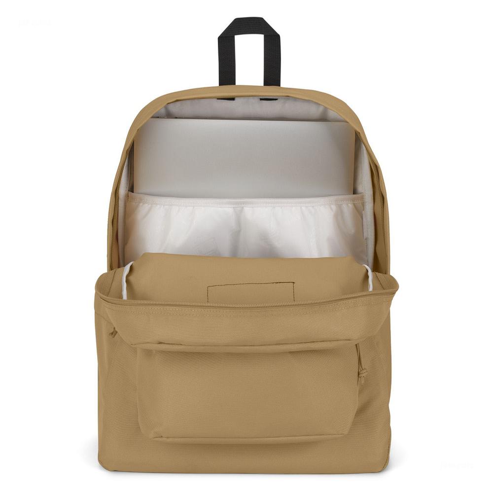 Khaki JanSport SuperBreak® Plus School Backpacks | MY_JS214