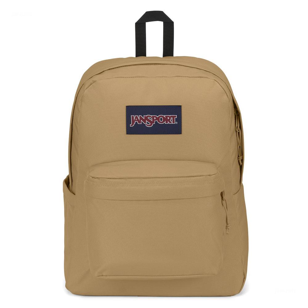 Khaki JanSport SuperBreak® Plus School Backpacks | MY_JS214