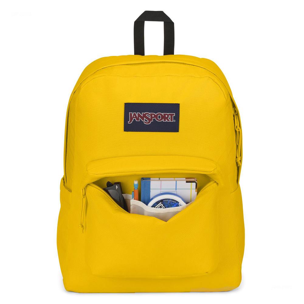 Lemon JanSport SuperBreak® Plus School Backpacks | MY_JS326