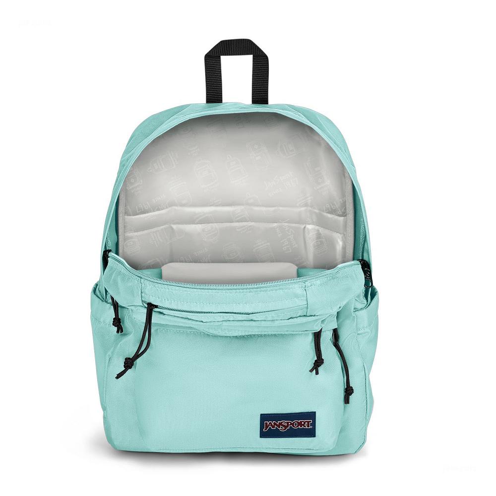 Light Blue JanSport Double Break School Backpacks | MY_JS126