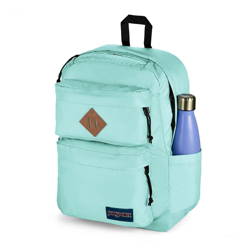 Light Blue JanSport Double Break School Backpacks | MY_JS126