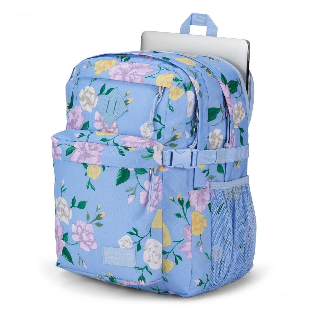 Light Blue JanSport Main Campus School Backpacks | MY_JS352