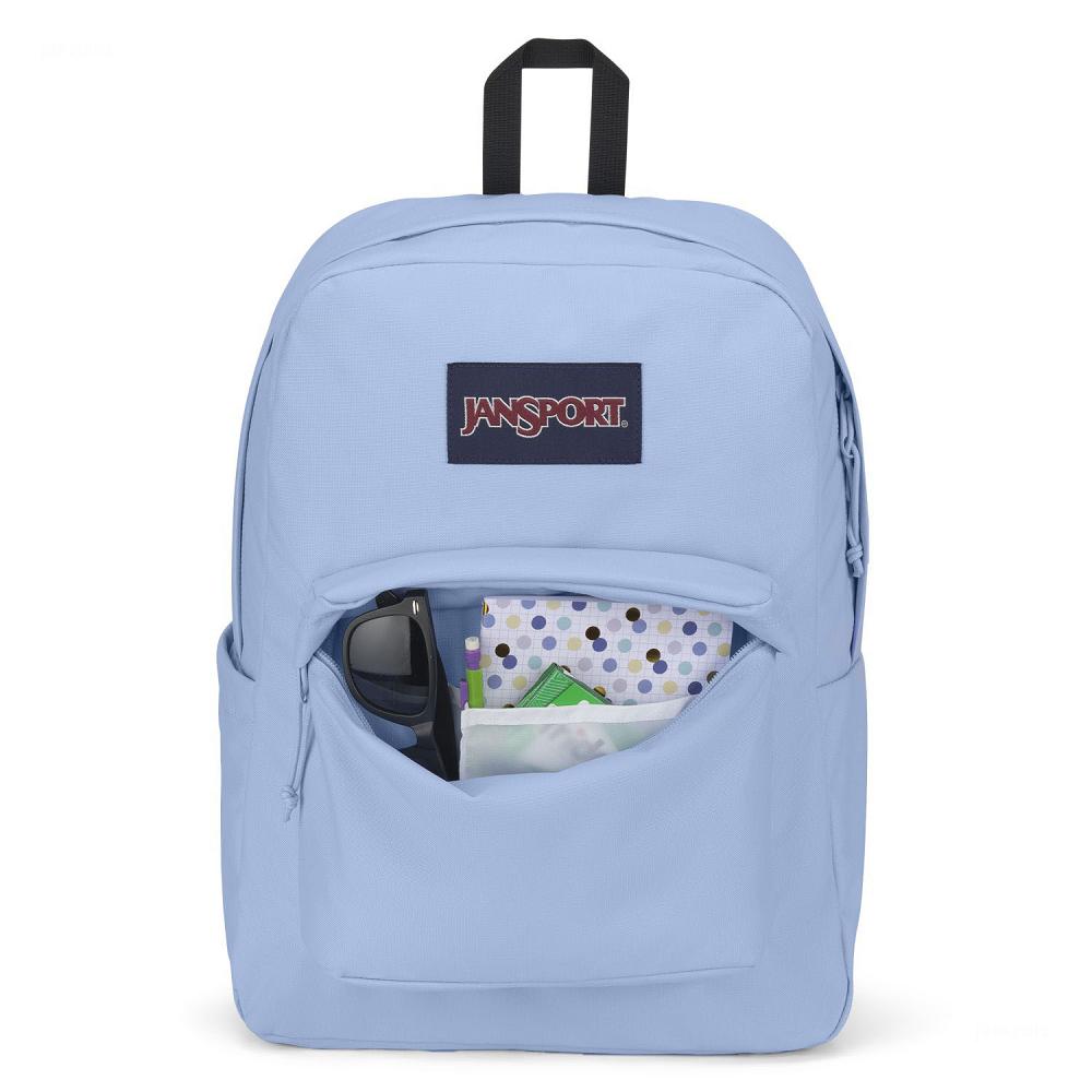 Light Blue JanSport SuperBreak® Plus Laptop Backpacks | MY_JS034