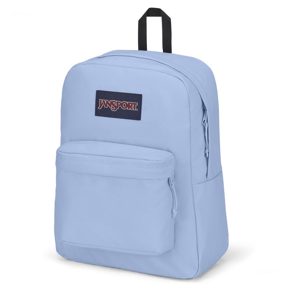 Light Blue JanSport SuperBreak® Plus Laptop Backpacks | MY_JS034