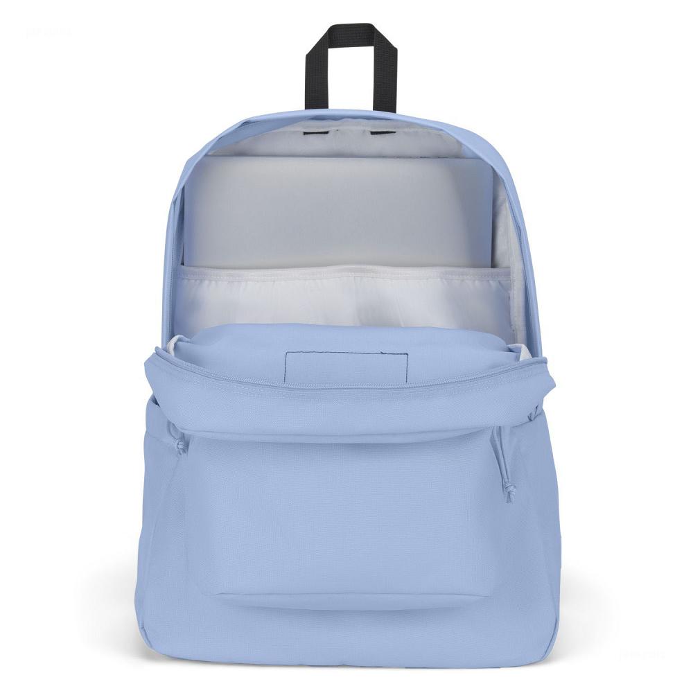 Light Blue JanSport SuperBreak® Plus Laptop Backpacks | MY_JS034