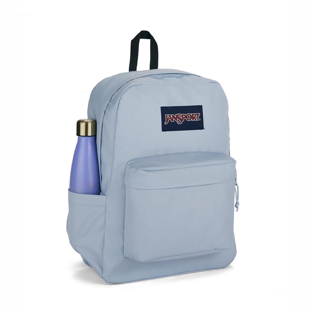 Light Blue JanSport SuperBreak® Plus Laptop Backpacks | MY_JS109