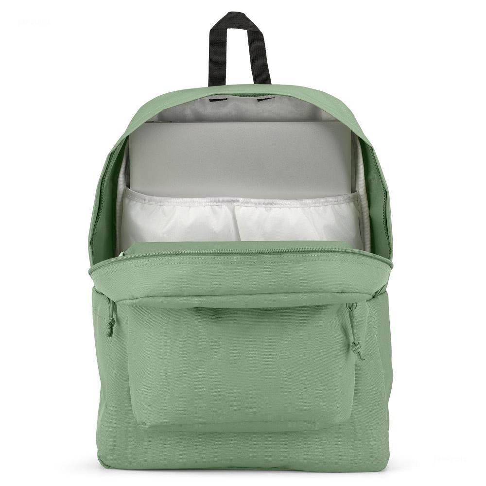 Light Green JanSport SuperBreak® Plus School Backpacks | MY_JS079