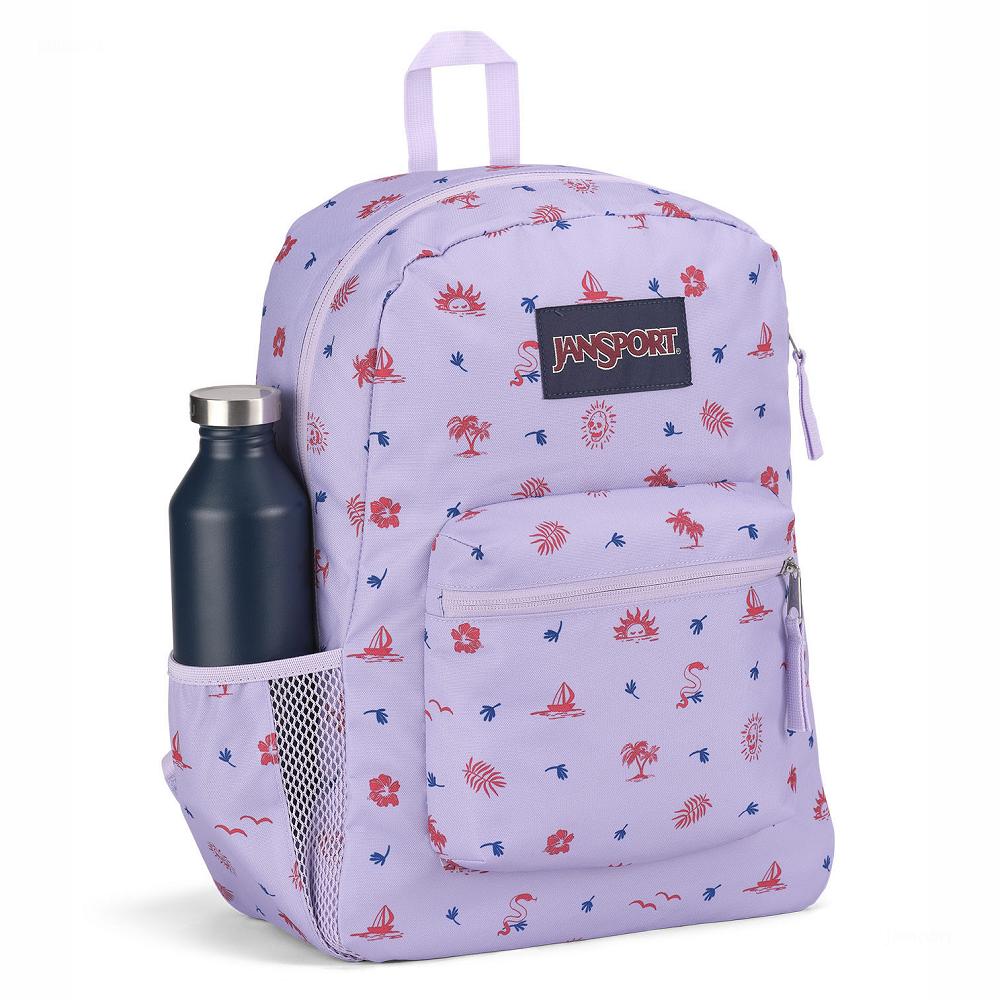 Light Purple JanSport CROSS TOWN School Backpacks | MY_JS208