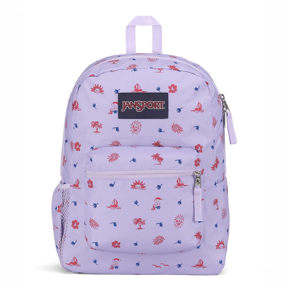 Light Purple JanSport CROSS TOWN School Backpacks | MY_JS208