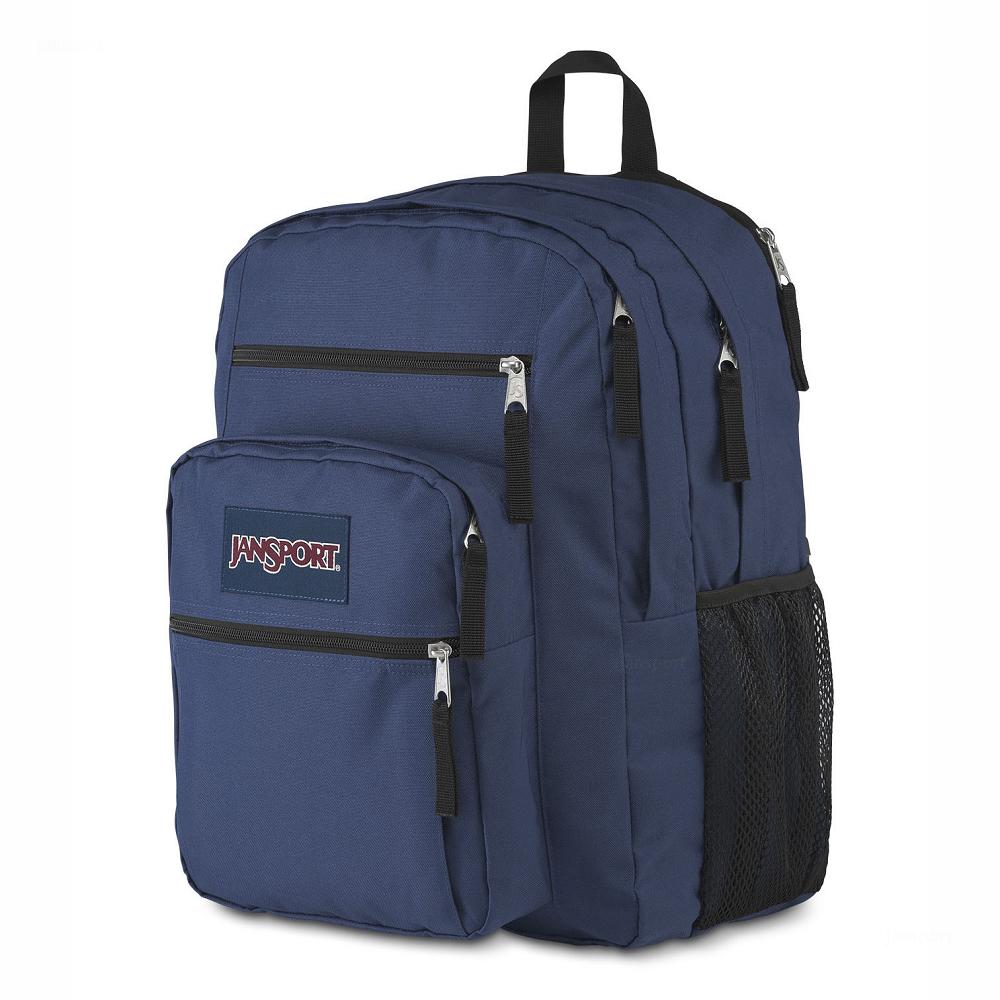 Navy JanSport BIG STUDENT Laptop Backpacks | MY_JS319
