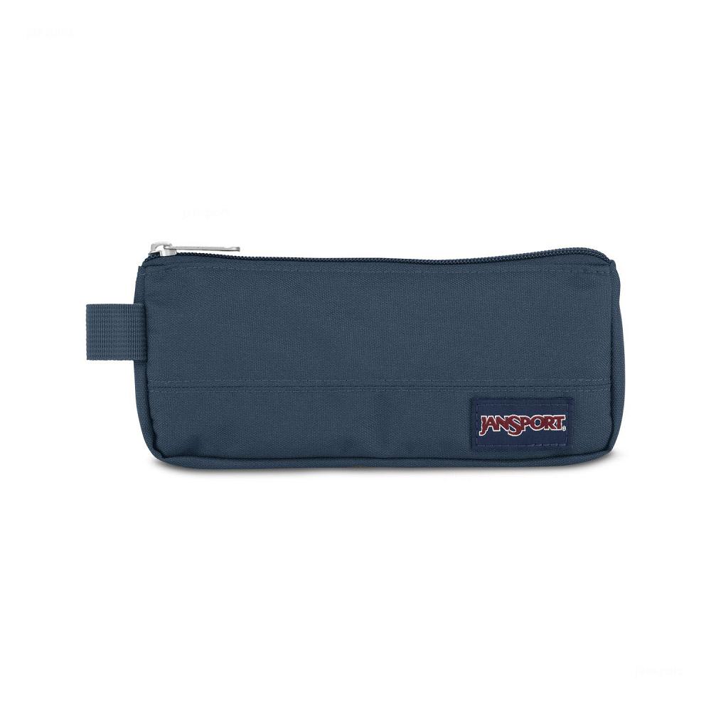 Navy JanSport Basic Accessory Pouch Pencil Cases | MY_JS493
