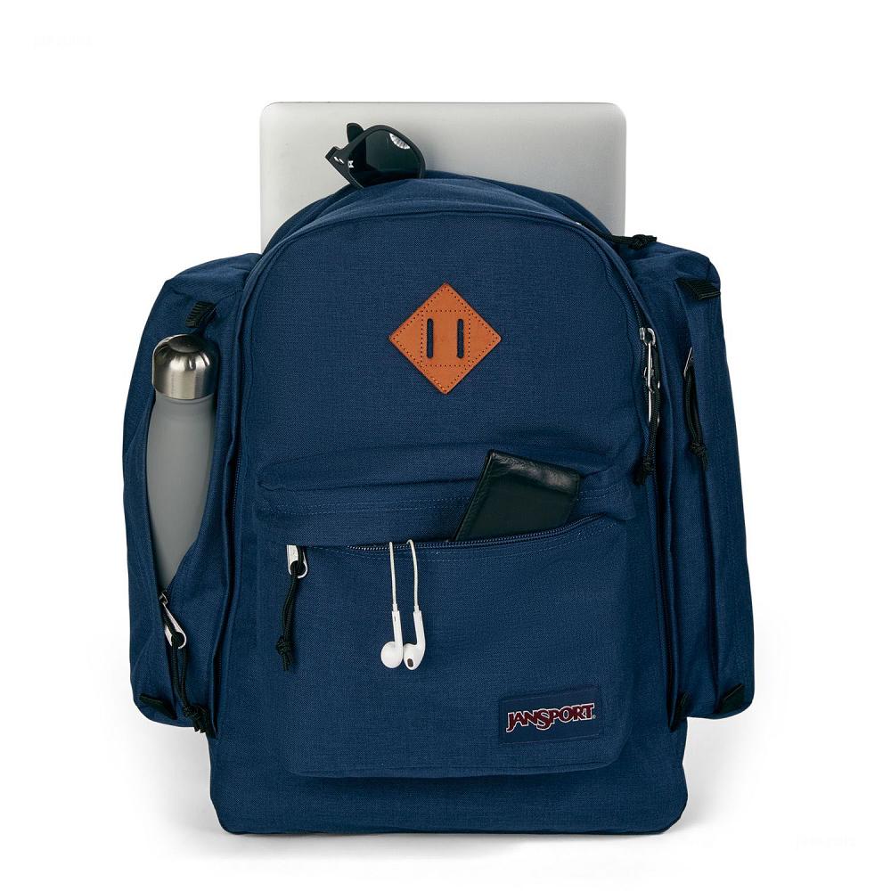 Navy JanSport Field Pack Hiking Backpacks | MY_JS169