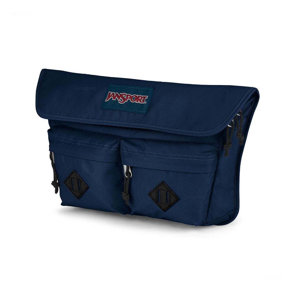 Navy JanSport Larimer Crossbody Bags | MY_JS23B