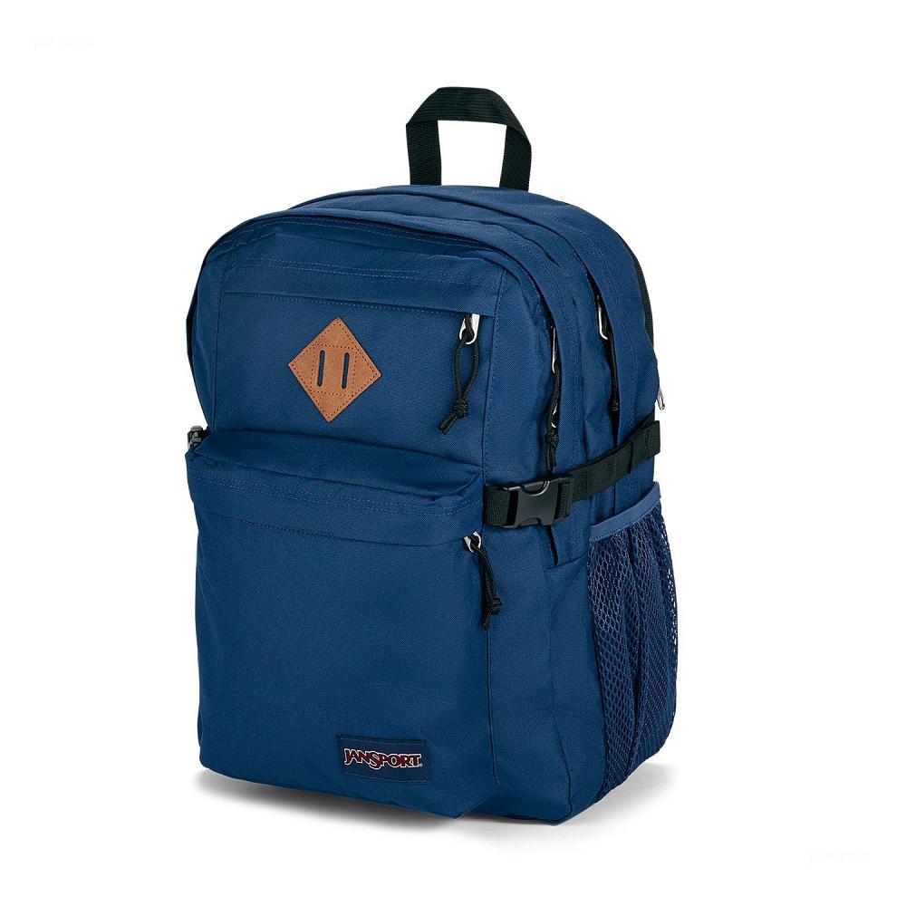Navy JanSport Main Campus Laptop Backpacks | MY_JS16B