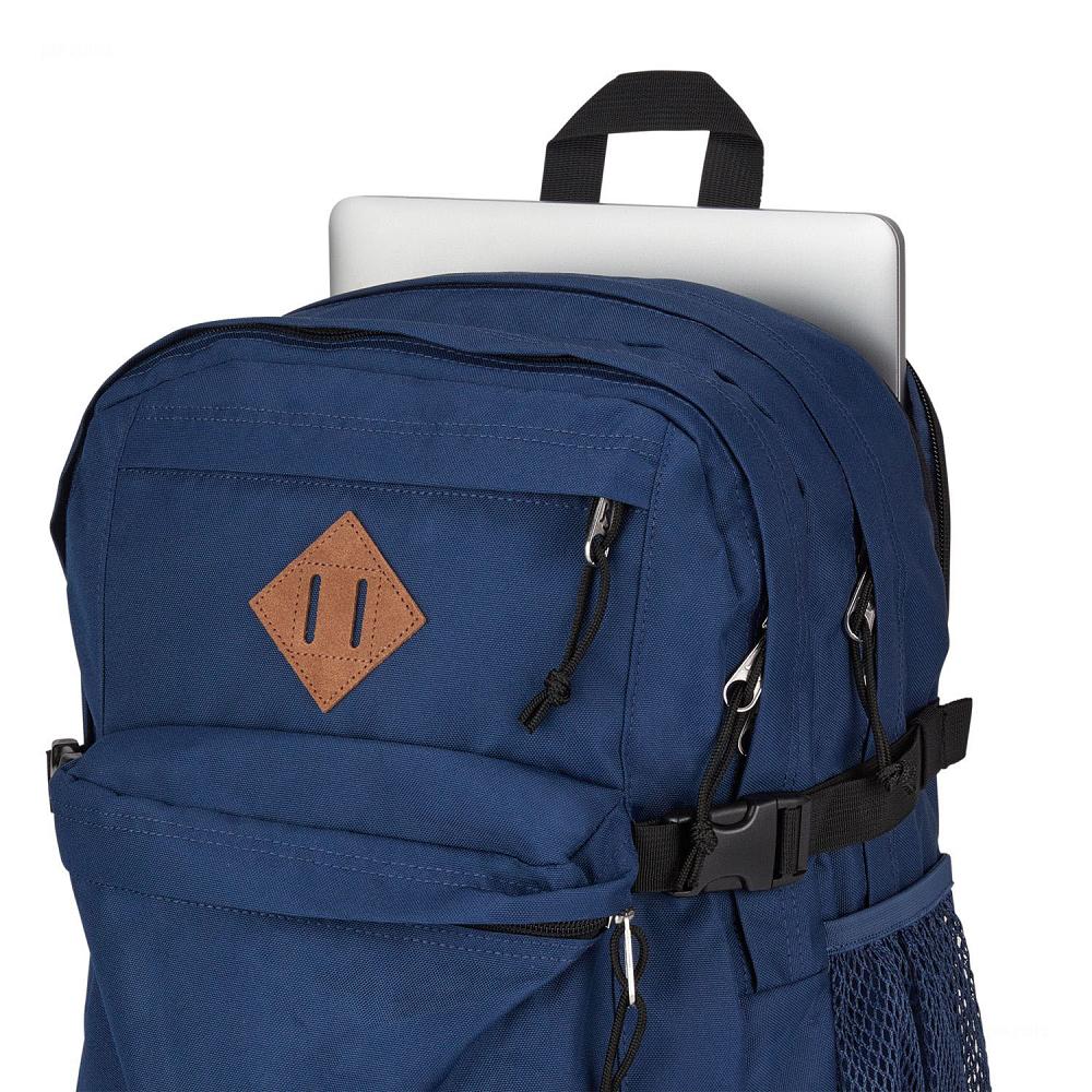 Navy JanSport Main Campus Laptop Backpacks | MY_JS16B